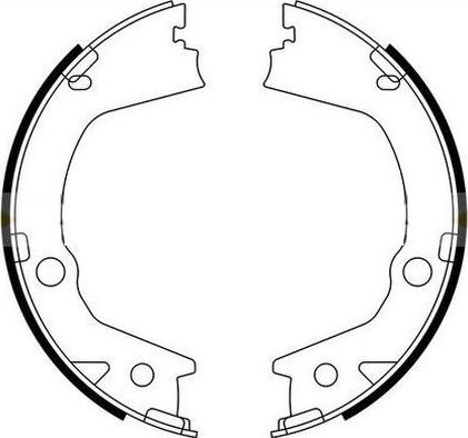 Тормозные колодки (стояночная тормозная система) Hella Pagid. Артикул 8DA 355 051-281