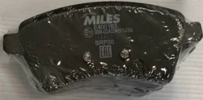 Тормозные колодки Miles (Low-Metallic). Артикул E400163