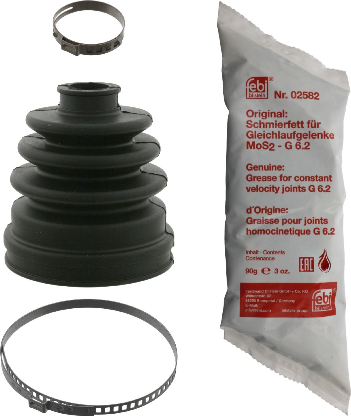 Пыльник ШРУСа внутренний Febi Bilstein (резина). Артикул 18775