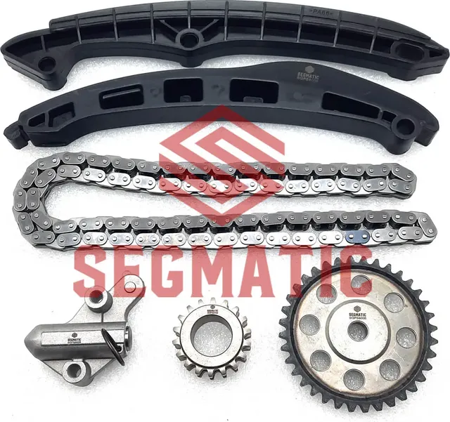 КОМПЛЕКТ ЦЕПИ ГРМ (ЦЕПЬ-1,НАТ-1,УСП-2,ШЕСТ-2)  AUDI A3, SKODA OKTAVIA, (Segmatic). Артикул SGPS8008