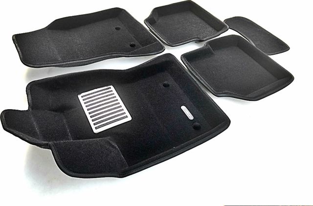 Коврики текстильные Euromat 3D Lux для салона Jeep Compass II 2018-2026. Артикул EM3D-002762