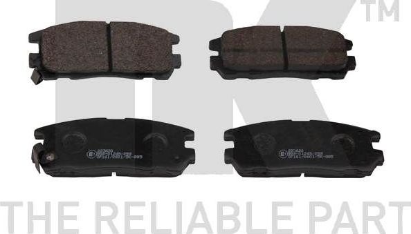 Тормозные колодки NK задние для Opel Frontera B 1998-2004. Артикул 223620