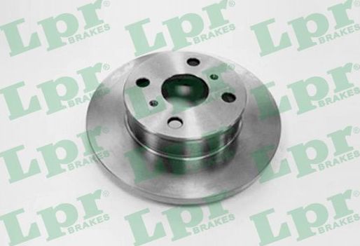 Тормозной диск LPR передний для Toyota Corolla E90 1987-1992. Артикул T2641P