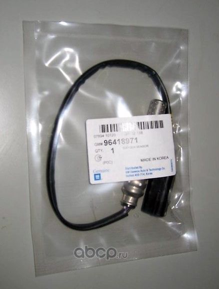 Лямбда-зонд (кислородный датчик) General Motors. Артикул 96418971