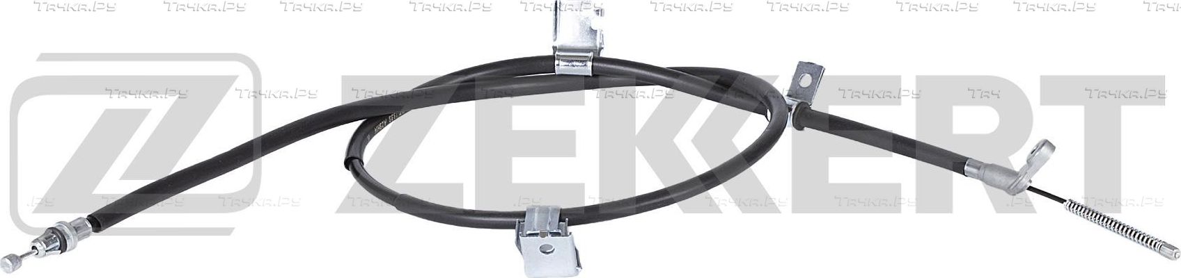Трос ручника (тросик ручного тормоза) Zekkert. Артикул BZ-1333