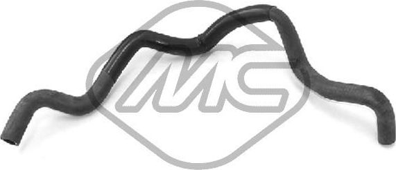 Патрубок радиатора (системы охлаждения) Metalcaucho. Артикул 08635