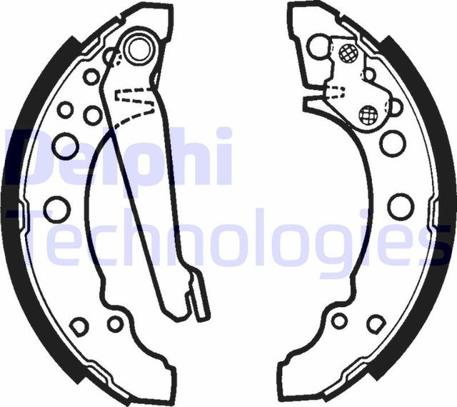 Тормозные колодки Delphi. Артикул LS1276