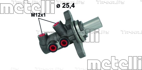 Тормозной цилиндр главный Metelli. Артикул 05-1134