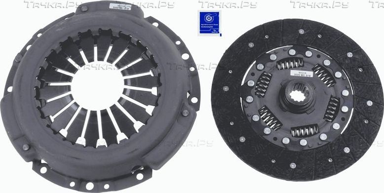 Сцепление (комплект) SACHS для Land Rover Freelander I 2000-2006. Артикул 3000 951 519