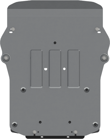 Защита алюминиевая Шериф (4 мм) для картера BMW X6 (F16) 2014-2019. Артикул 03.2916