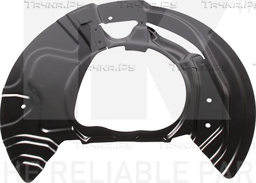 Кожух (щиток) тормозного диска NK передний левый для BMW X6 I (E71) 2008-2014. Артикул 231555
