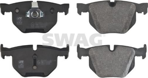 Тормозные колодки SWAG задние для BMW X5 II (E70) 2006-2013. Артикул 20 91 6633