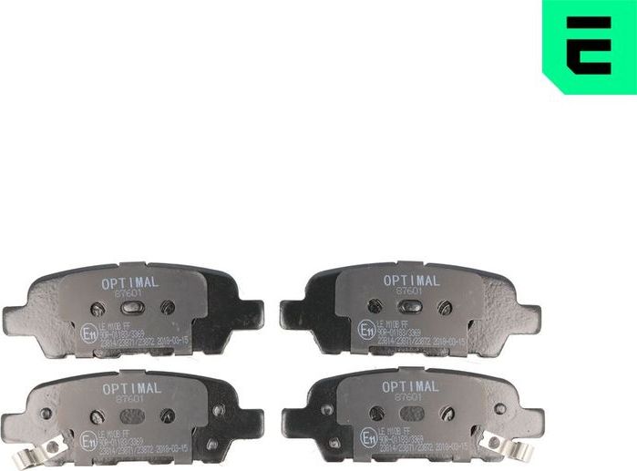 Тормозные колодки Optimal. Артикул BP-87601