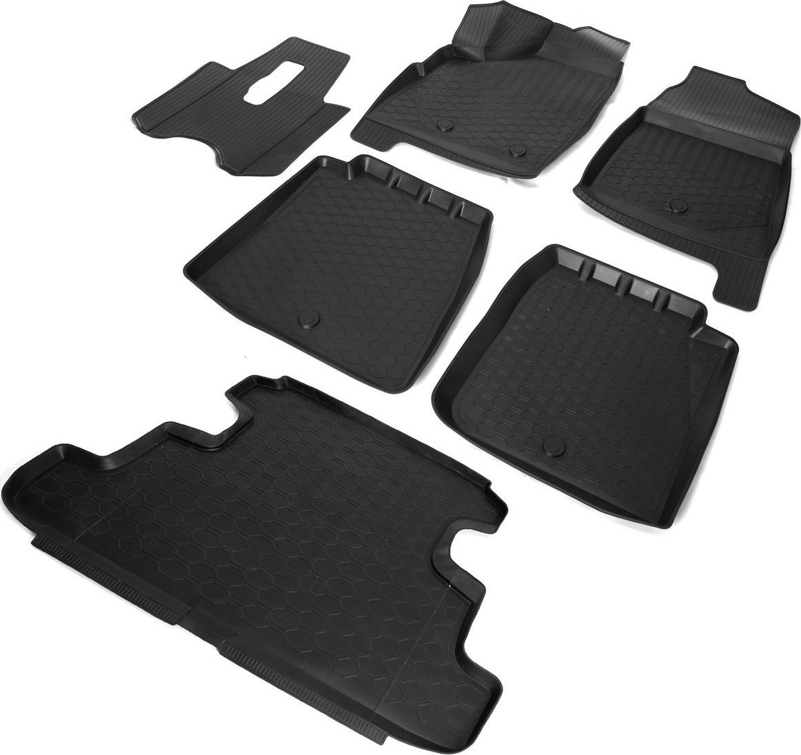 Комплект ковриков Rival для салона и багажника ВАЗ 2131 (4x4) 5-дв. 1993-2019. Артикул K16005002-3