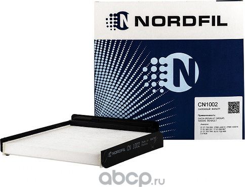 Фильтр салона (пластиковый корпус) LADA Largus / RENAULT Clio III  Duster I  Logan I  Logan Express  (Nordfil). Артикул cn1002