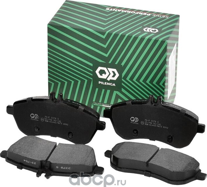 Колодки тормозные дисковые передние Performante (Pilenga). Артикул FDP3378S