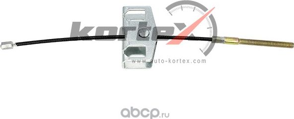 Трос ручного тормоза пер (Kortex). Артикул KBC144