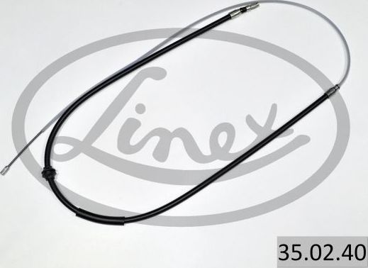 Трос ручника (тросик ручного тормоза) Linex. Артикул 35.02.40