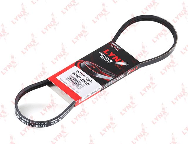 Приводной ремень поликлиновой LYNXauto. Артикул 3PK0808