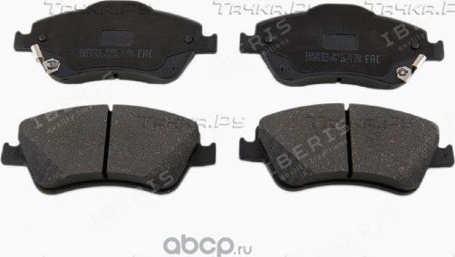 КОЛОДКИ ТОРМОЗНЫЕ ПЕР К-Т TOYOTA AURIS II (NZE18_, ZRE18_) (Iberis). Артикул IB153220 