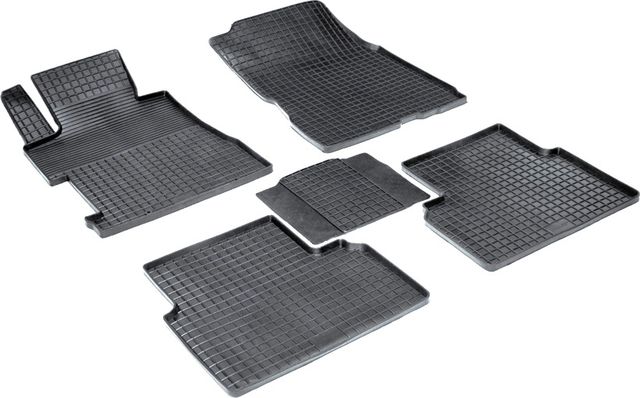 Коврики резиновые Seintex с узором сетка для салона Honda Civic седан 2006-2011. Артикул 00602