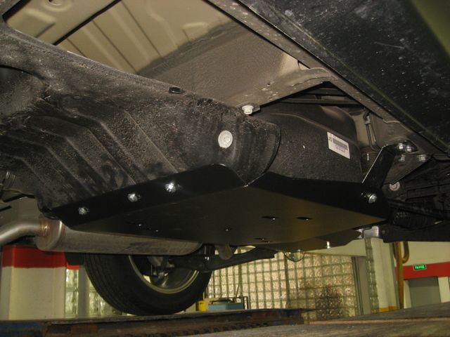 Защита Alfeco для картера, КПП, редуктора и топливного бака Acura MDX III 2013-2020. Артикул ALF.51.01,02,03