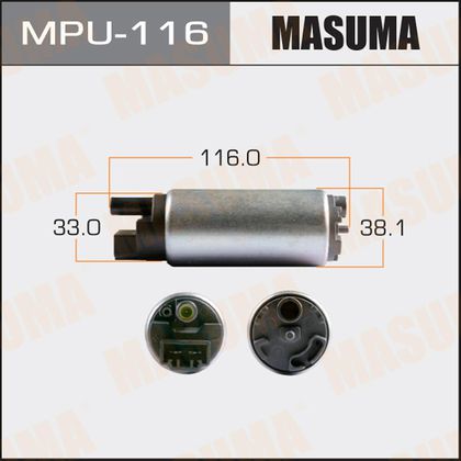 Бензонасос (топливный насос) Masuma для Toyota Sienna III 2010-2024. Артикул MPU-116