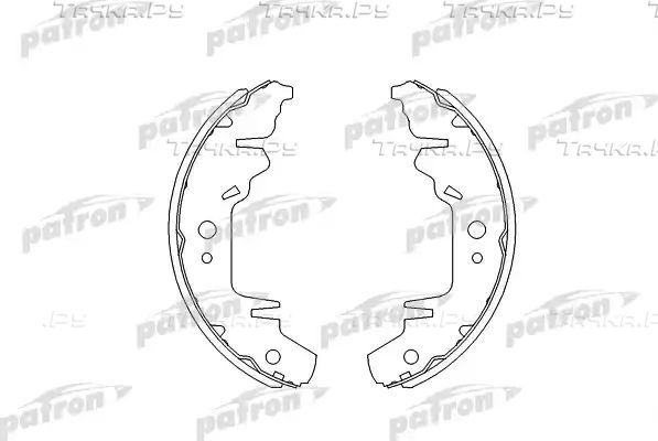 Тормозные колодки Patron задние для Chrysler Voyager IV 2000-2008. Артикул PSP568