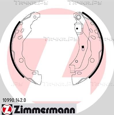 Тормозные колодки Zimmermann задние для Opel Corsa F 2019-2026. Артикул 10990.142.0
