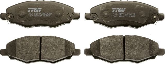 Тормозные колодки TRW передние для Toyota Hilux VII 2004-2015. Артикул GDB3427