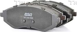 Тормозные колодки BSG (Low-Metallic) передние для Daewoo Kalos 2002-2007. Артикул BSG 16-200-003