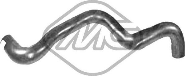 Патрубок радиатора (системы охлаждения) Metalcaucho. Артикул 09251