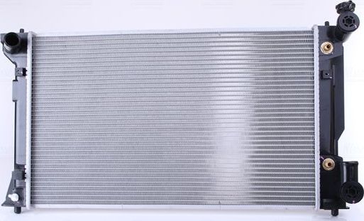 Радиатор охлаждения двигателя Nissens. Артикул 64668A
