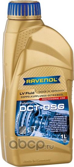 Масло трансмиссионное DCT/DSG LV 1л (синтетика+ПАО) (Ravenol). Артикул 1212107001
