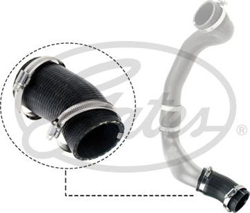 Патрубок интеркулера Gates. Артикул 09-0567