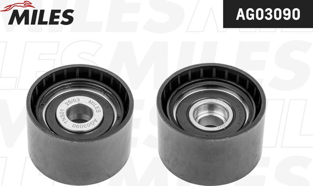 Направляющий (ведущий) ролик приводного поликлинового ремня Miles. Артикул AG03090