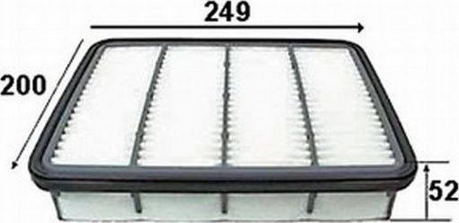 Воздушный фильтр JS Asakashi для Mazda B-series V 1999-2006. Артикул A3012