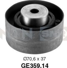 Направляющий (ведущий) ролик ремня ГРМ NTN / SNR. Артикул GE359.14