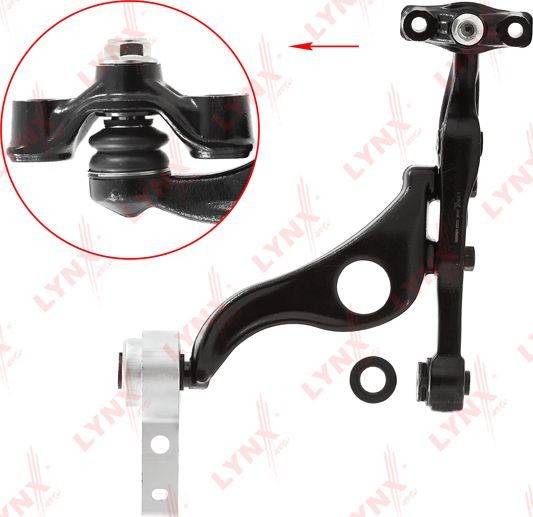 Поперечный рычаг передней подвески LYNXauto. Артикул C5466R