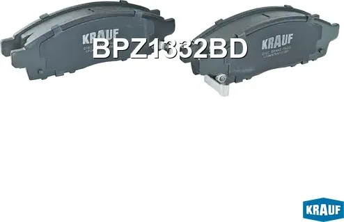 Колодки тормозные дисковые (Krauf). Артикул BPZ1332BD