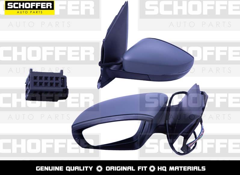 Зеркало правое Volkswagen Polo sedan 15-20 8конт. (Schoffer). Артикул SHF13026