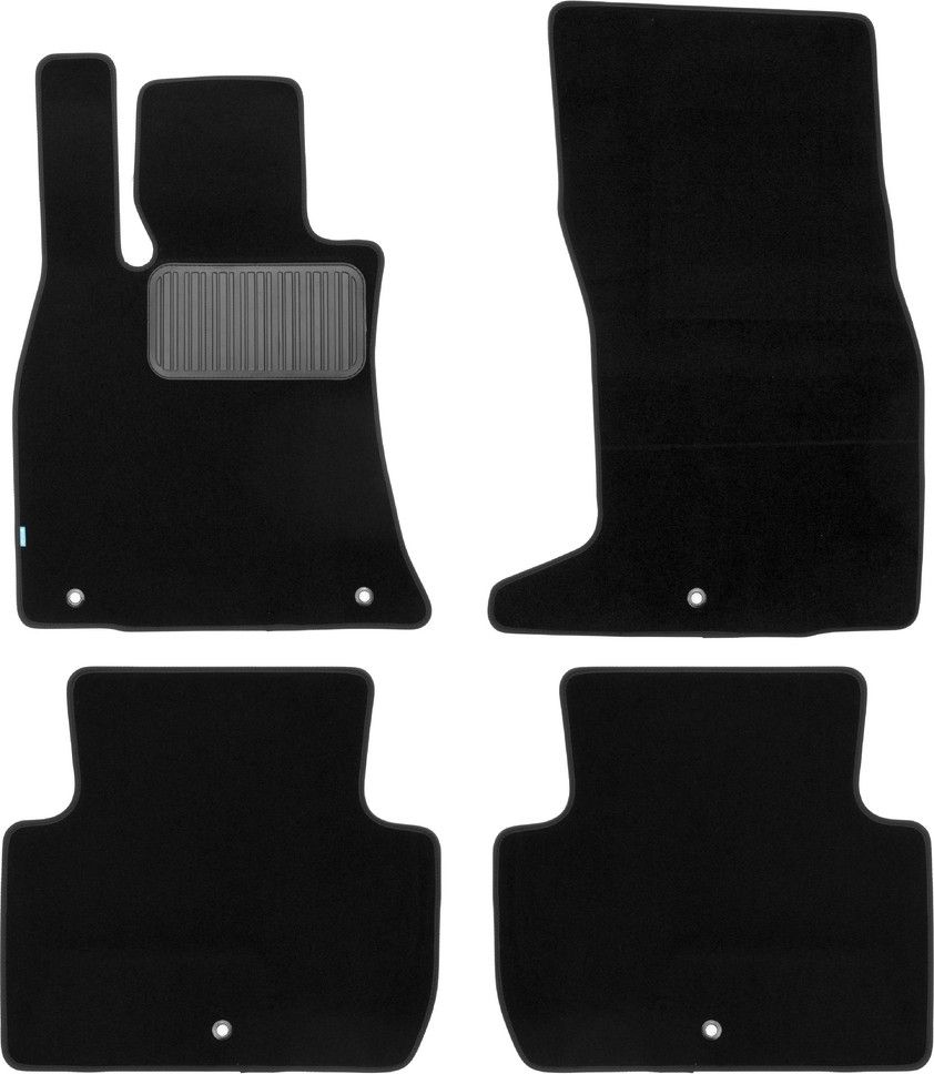 Коврики текстильные Klever Premium для салона Kia Stinger лифтбек 2021-2026. Артикул KLEVER0502507122110kh