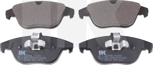 Тормозные колодки NK. Артикул 223368