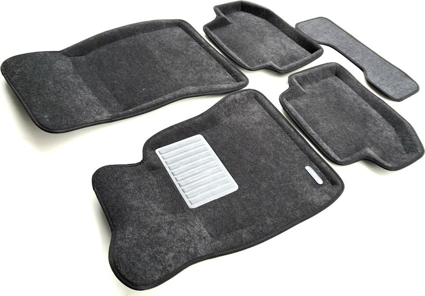 Коврики текстильные Euromat 3D Business для салона BMW 5 F10 рестайлинг 2013-2016 Темно-серые. Артикул EMC3D-001218G