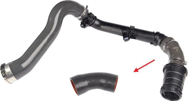 Патрубок интеркулера Ucel (резина) для Renault Espace V 2015-2026. Артикул 16057