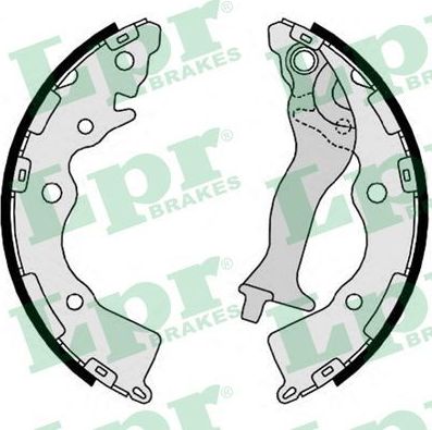 Тормозные колодки LPR. Артикул 09350