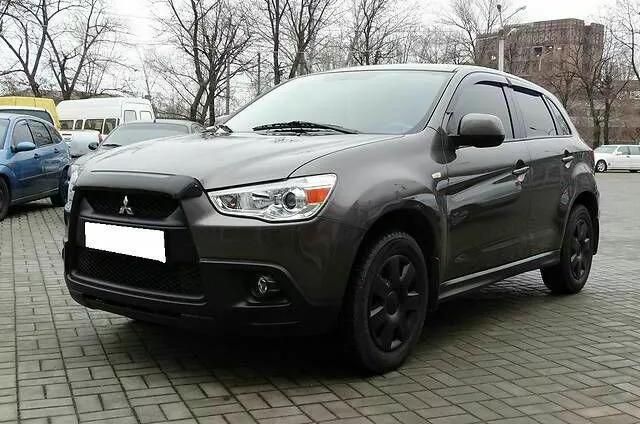 Дефлектор V-Star для капота Mitsubishi ASX 2010-2012. Артикул H2212