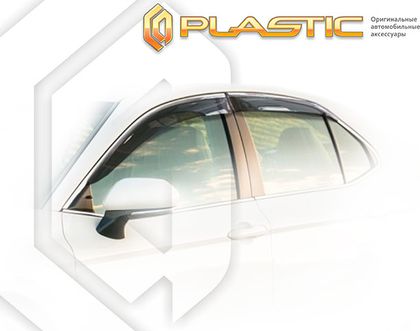 Дефлекторы СА Пластик для окон (Classic полупрозрачный) Toyota Camry 70 (V70, XV70) 2018-2024. Артикул 2010030313481