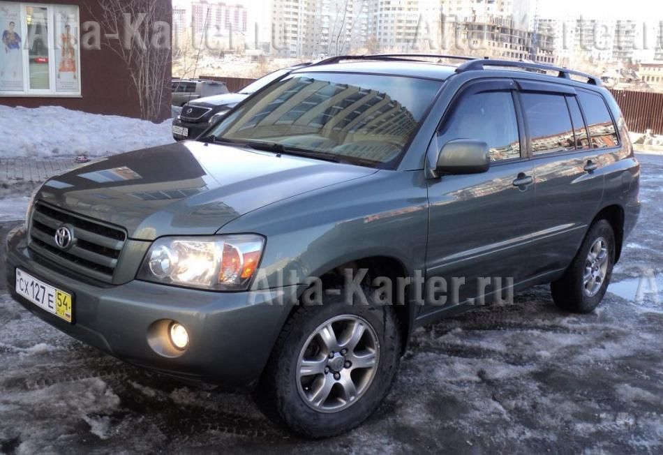 Дефлекторы Cobra Tuning для окон Toyota Highlander I 2001-2007. Артикул T22301