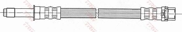 Тормозной шланг TRW. Артикул PHB478